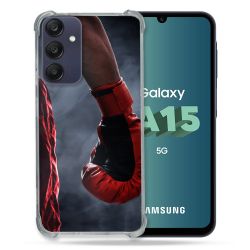 Coque Renforcée Pour Samsung Galaxy A15 4G / 5G Sport Boxe Gant Rouge