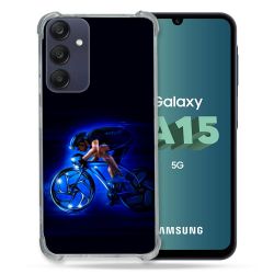 Coque Renforcée Pour Samsung Galaxy A15 4G / 5G Sport Cyclisme Bleu
