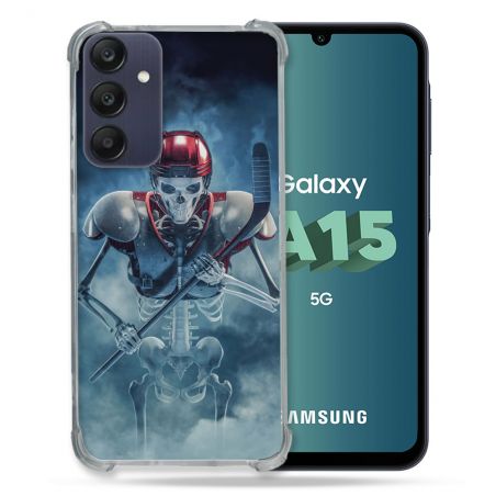 Coque Renforcée Pour Samsung Galaxy A15 4G / 5G Sport Hockey Squelette