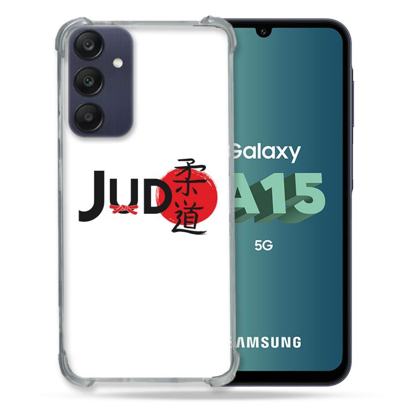 Coque Renforcée Pour Samsung Galaxy A15 4G / 5G Sport Judo Logo