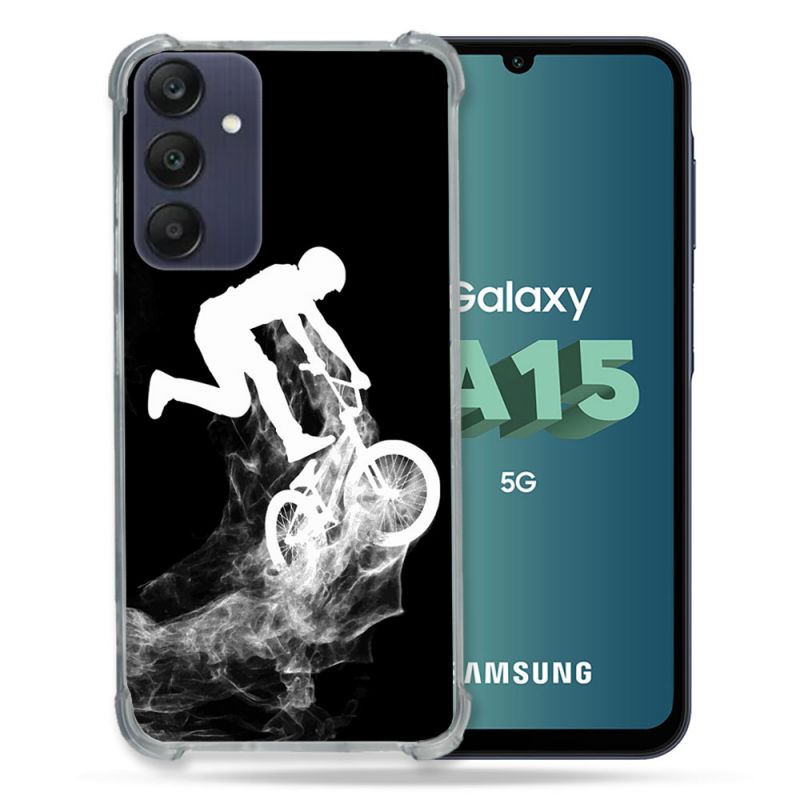 Coque Renforcée Pour Samsung Galaxy A15 4G / 5G Sport VTT Noir