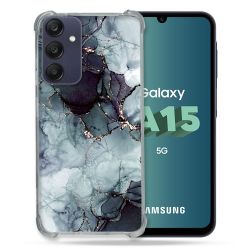 Coque Renforcée Pour Samsung Galaxy A15 4G / 5G Texture Marbre Gris
