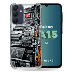 Coque Renforcée Pour Samsung Galaxy A15 4G / 5G Voyage Amerique USA New York Taxi