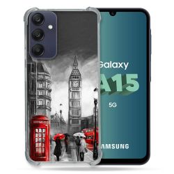 Coque Renforcée Pour Samsung Galaxy A15 4G / 5G Voyage Angleterre Londres Vintage