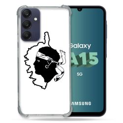 Coque Renforcée Pour Samsung Galaxy A15 4G / 5G Voyage Corse Blanc
