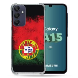 Coque Renforcée Pour Samsung Galaxy A15 4G / 5G Voyage Portugal Drapeau