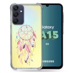 Coque Renforcée Transparente Pour Samsung Galaxy A15 4G / 5G Attrape Reve Rose