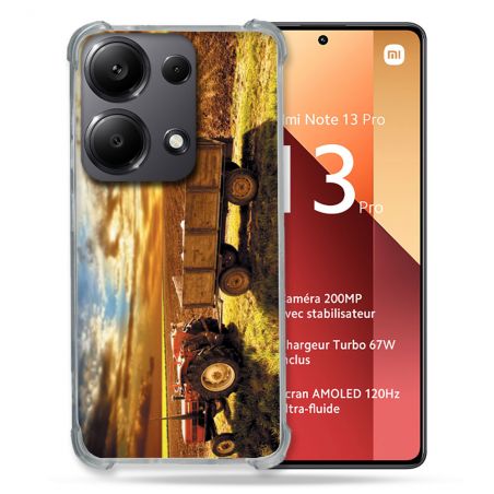 Coque Renforcé Pour Xiaomi Redmi Note 13 Pro 4G Agriculture Tracteur Color