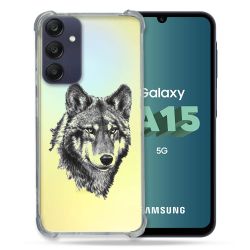Coque Renforcée Transparente Pour Samsung Galaxy A15 4G / 5G Loup