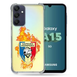 Coque Renforcée Transparente Pour Samsung Galaxy A15 4G / 5G Pompier Feu