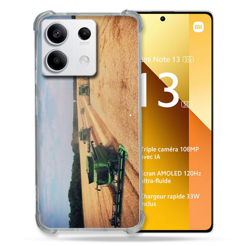Coque Renforcée Pour Xiaomi Redmi Note 13 5G Agriculture Moissonneuse