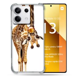 Coque Renforcée Pour Xiaomi Redmi Note 13 5G Animal Girafe Blanche