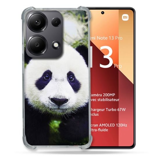 Coque Renforcé Pour Xiaomi Redmi Note 13 Pro 4G Animal Panda Color