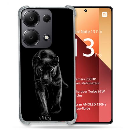 Coque Renforcé Pour Xiaomi Redmi Note 13 Pro 4G Animal Panthère Noire