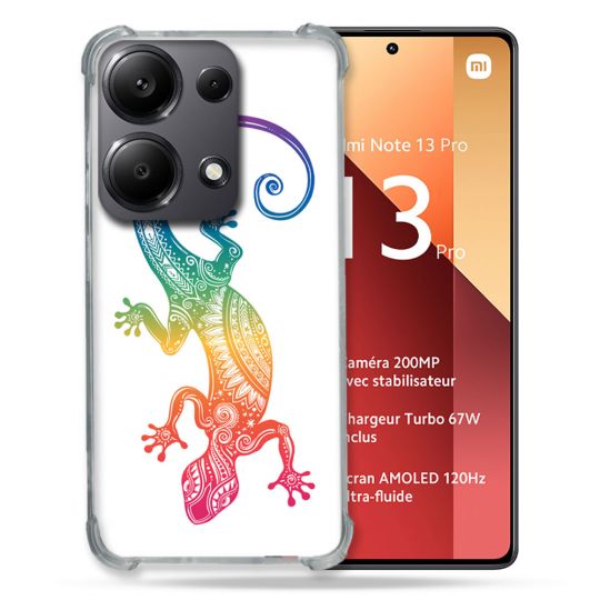 Coque Renforcé Pour Xiaomi Redmi Note 13 Pro 4G Animal Salamandre Color