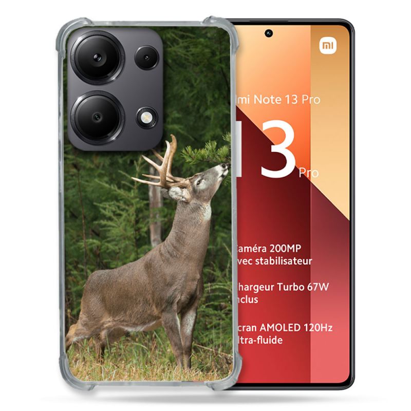 Coque Renforcé Pour Xiaomi Redmi Note 13 Pro 4G Chasse Cerf