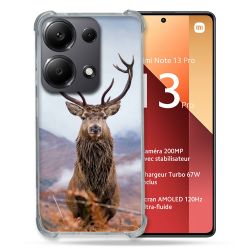 Coque Renforcé Pour Xiaomi Redmi Note 13 Pro 4G Chasse Chevreuil Montagne