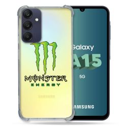 Coque Renforcée Transparente Pour Samsung Galaxy A15 4G / 5G Monster Energy