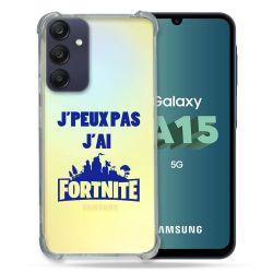 Coque Renforcée Transparente Pour Samsung Galaxy A15 4G / 5G Jpeux pas jai Fortnite