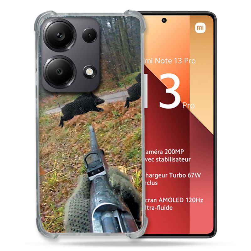Coque Renforcé Pour Xiaomi Redmi Note 13 Pro 4G Chasse Vision Tir