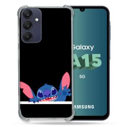 Coque Renforcée Pour Samsung Galaxy A15 4G / 5G Stitch Noir