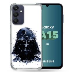 Coque Renforcée Pour Samsung Galaxy A15 4G / 5G Star Wars - Dark Vador Blanc