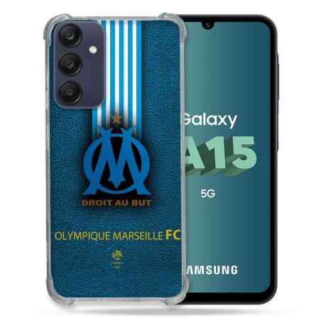 Coque Renforcée Pour Samsung Galaxy A15 4G / 5G Olympique Marseille OM Bande