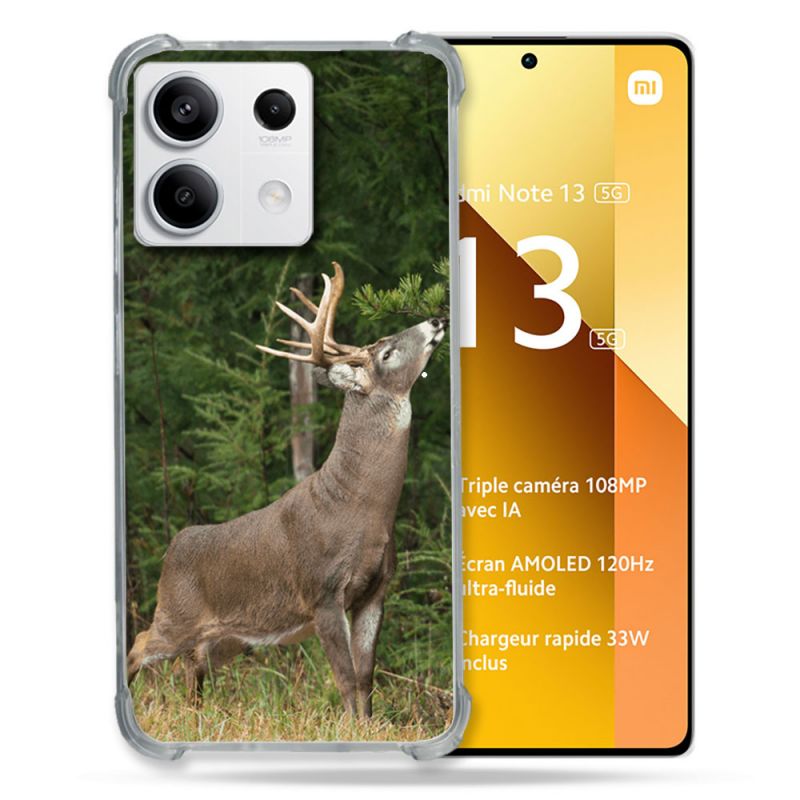 Coque Renforcée Pour Xiaomi Redmi Note 13 5G Chasse Cerf
