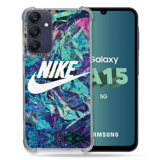 Coque Renforcée Pour Samsung Galaxy A15 4G / 5G Nike Turquoise