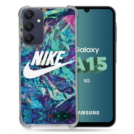 Coque Renforcée Pour Samsung Galaxy A15 4G / 5G Nike Turquoise