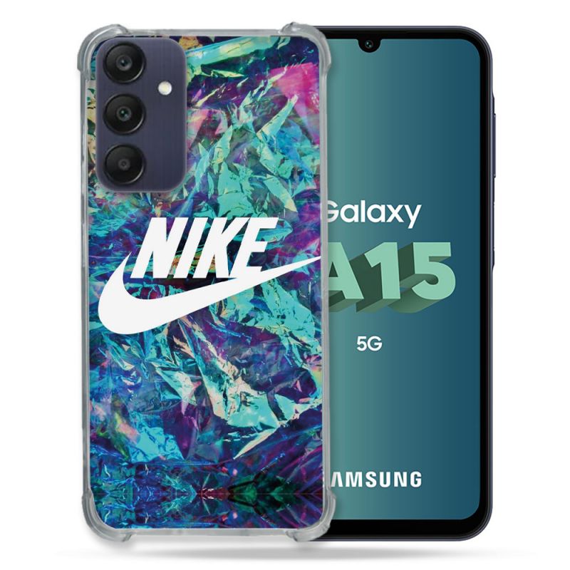 Coque Renforcée Pour Samsung Galaxy A15 4G / 5G Nike Turquoise