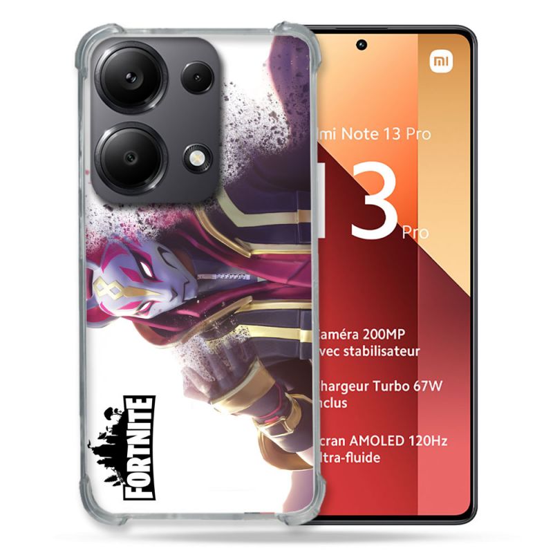 Coque Renforcé Pour Xiaomi Redmi Note 13 Pro 4G Fortnite Blanc