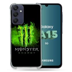 Coque Renforcée Pour Samsung Galaxy A15 4G / 5G Monster Energy Vert