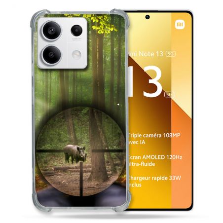 Coque Renforcée Pour Xiaomi Redmi Note 13 5G Chasse Sanglier Viseur