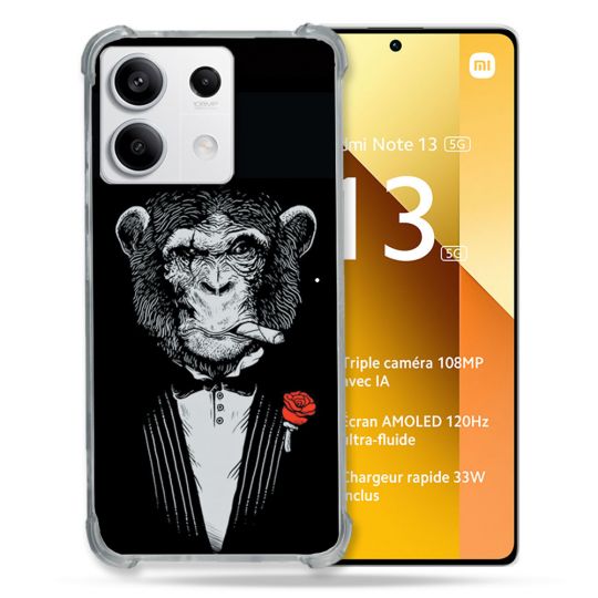 Coque Renforcée Pour Xiaomi Redmi Note 13 5G Decale Singe Mafia