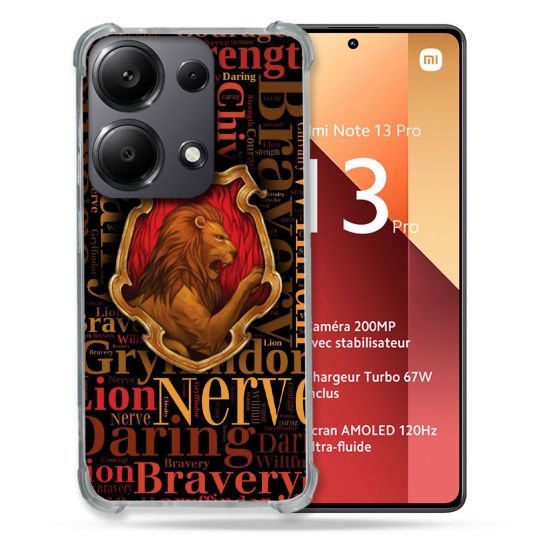 Coque Renforcé Pour Xiaomi Redmi Note 13 Pro 4G Harry Potter Griffondor