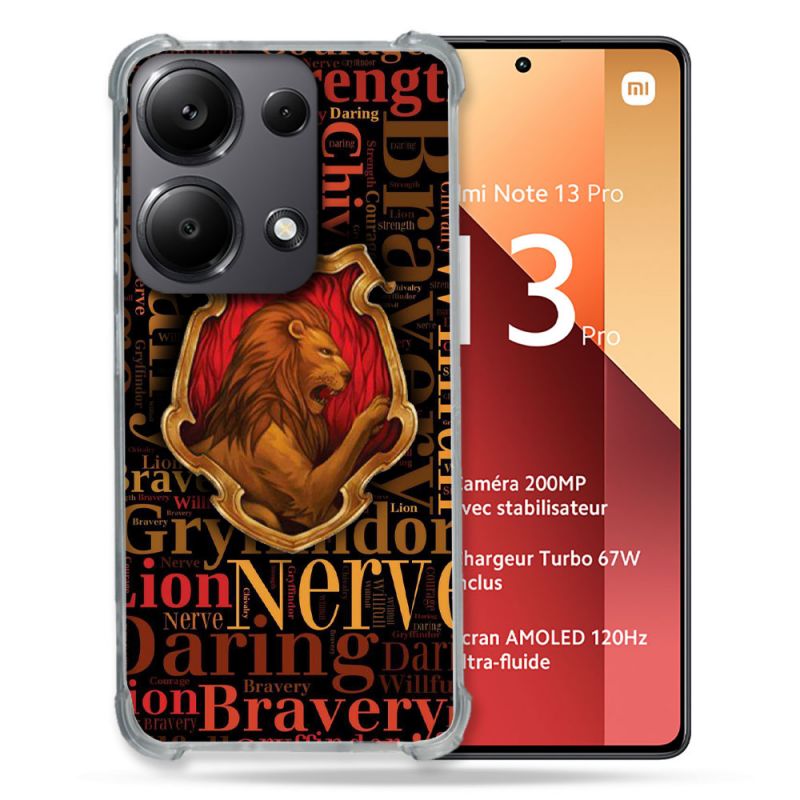 Coque Renforcé Pour Xiaomi Redmi Note 13 Pro 4G Harry Potter Griffondor
