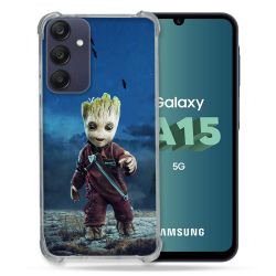 Coque Renforcée Pour Samsung Galaxy A15 4G / 5G Groot Bleu