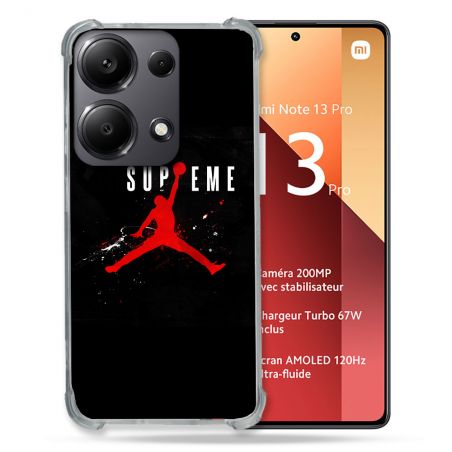 Coque Renforcé Pour Xiaomi Redmi Note 13 Pro 4G Jordan Supreme Noir
