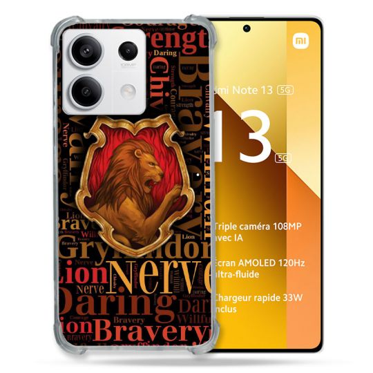 Coque Renforcée Pour Xiaomi Redmi Note 13 5G Harry Potter Griffondor