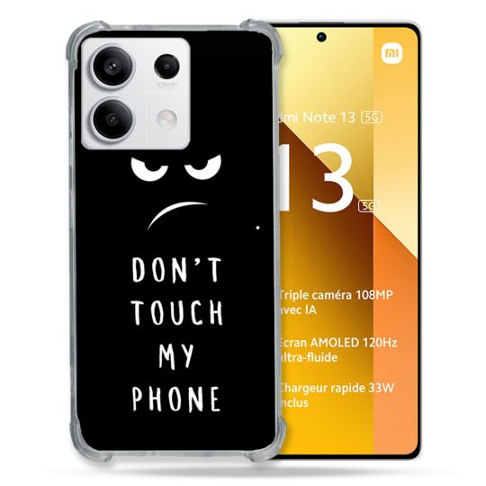 Coque Renforcée Pour Xiaomi Redmi Note 13 5G Humour Don't Touch