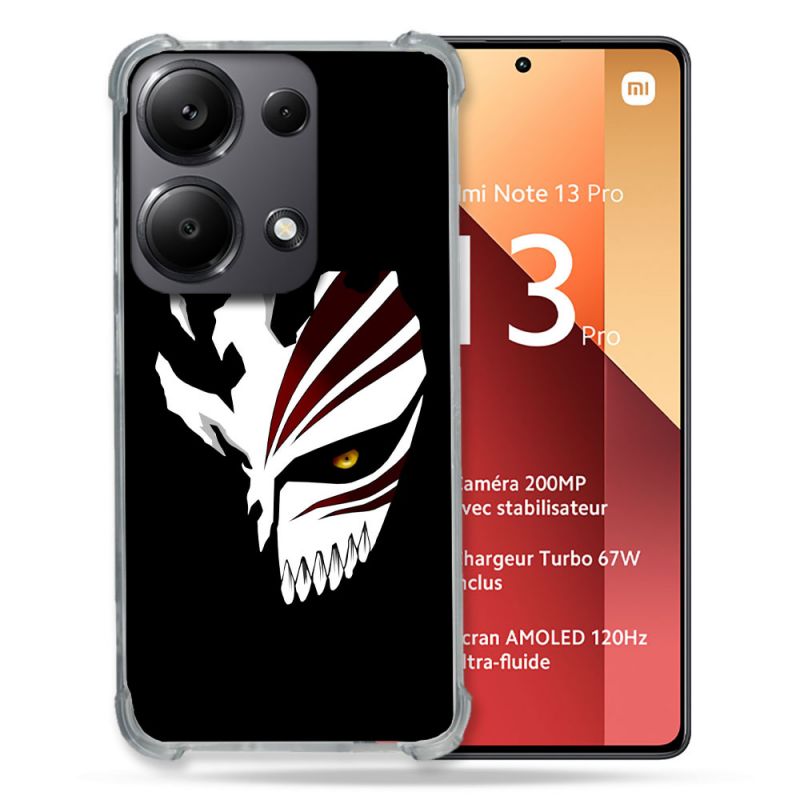 Coque Renforcé Pour Xiaomi Redmi Note 13 Pro 4G Manga Bleach Masque