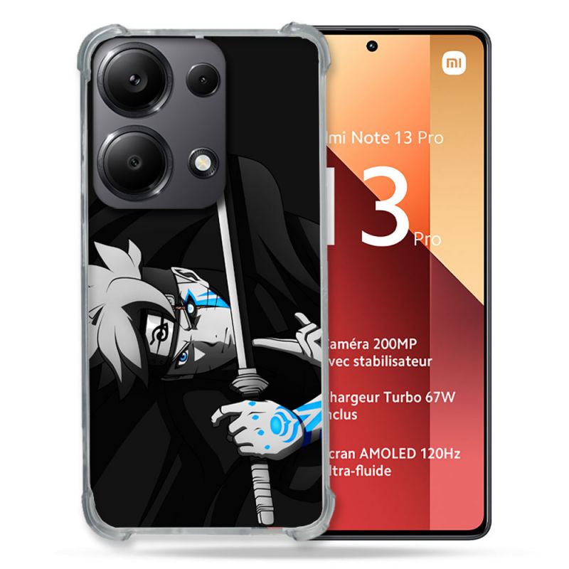 Coque Renforcé Pour Xiaomi Redmi Note 13 Pro 4G Manga Boruto Epée