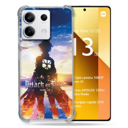 Coque Renforcée Pour Xiaomi Redmi Note 13 5G Manga Attaque Titans Soleil