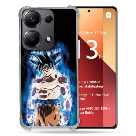 Coque Renforcé Pour Xiaomi Redmi Note 13 Pro 4G Manga Dragon Ball Sangoku Noir