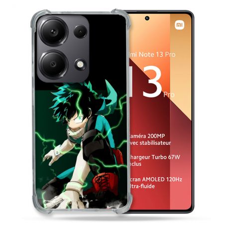 Coque Renforcé Pour Xiaomi Redmi Note 13 Pro 4G Manga My Hero Academia Deku