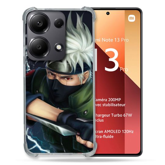 Coque Renforcé Pour Xiaomi Redmi Note 13 Pro 4G Manga Naruto Kakashi