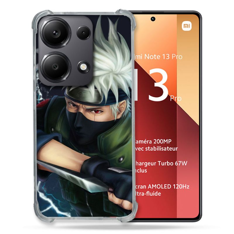 Coque Renforcé Pour Xiaomi Redmi Note 13 Pro 4G Manga Naruto Kakashi