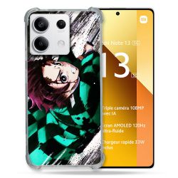 Coque Renforcée Pour Xiaomi Redmi Note 13 5G Manga Demon Slayer Tanjiro
