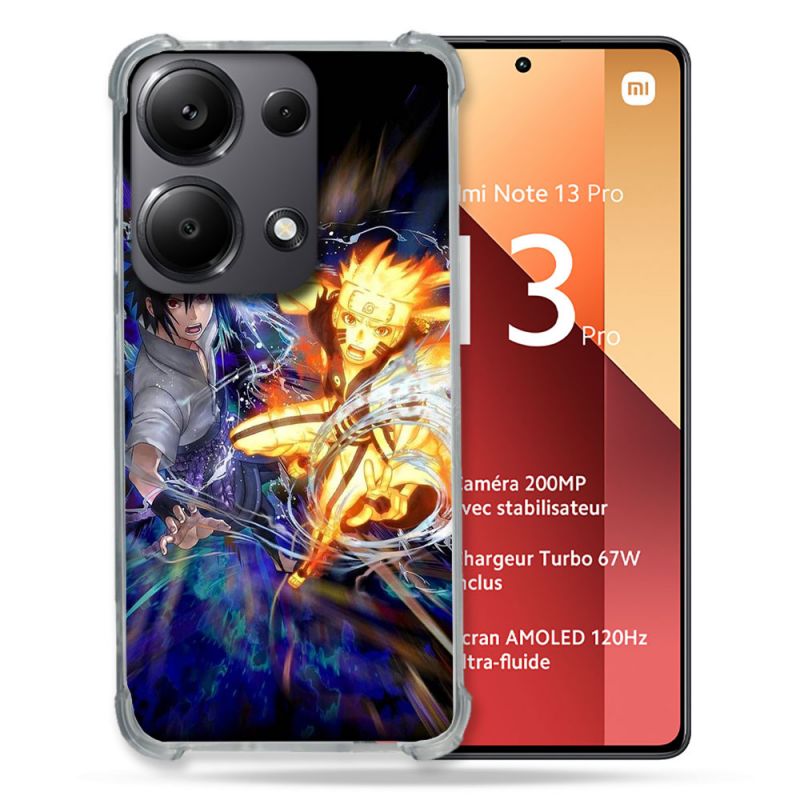 Coque Renforcé Pour Xiaomi Redmi Note 13 Pro 4G Manga Naruto VS